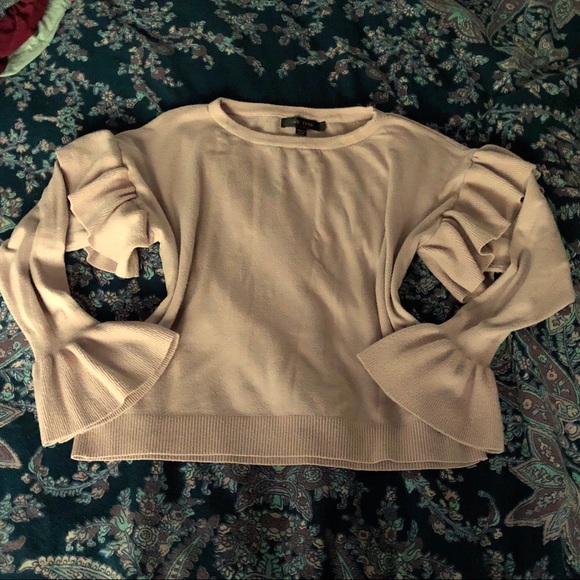 TRADED: Blush Bell Sleeve Sweater - Picture 3 of 5